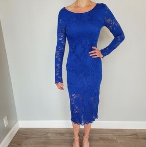 H&M sleeve lace dress